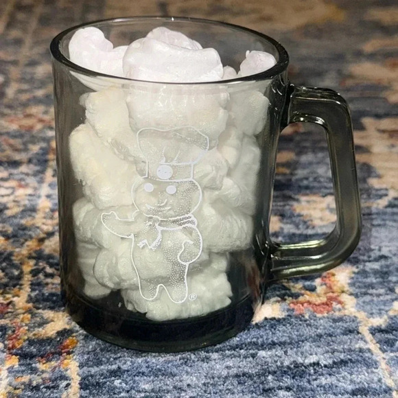 The Pillsbury Doughboy Co. Clear Glass Doughboy Coffee/Tea Mug Cup - Picture 4 of 7